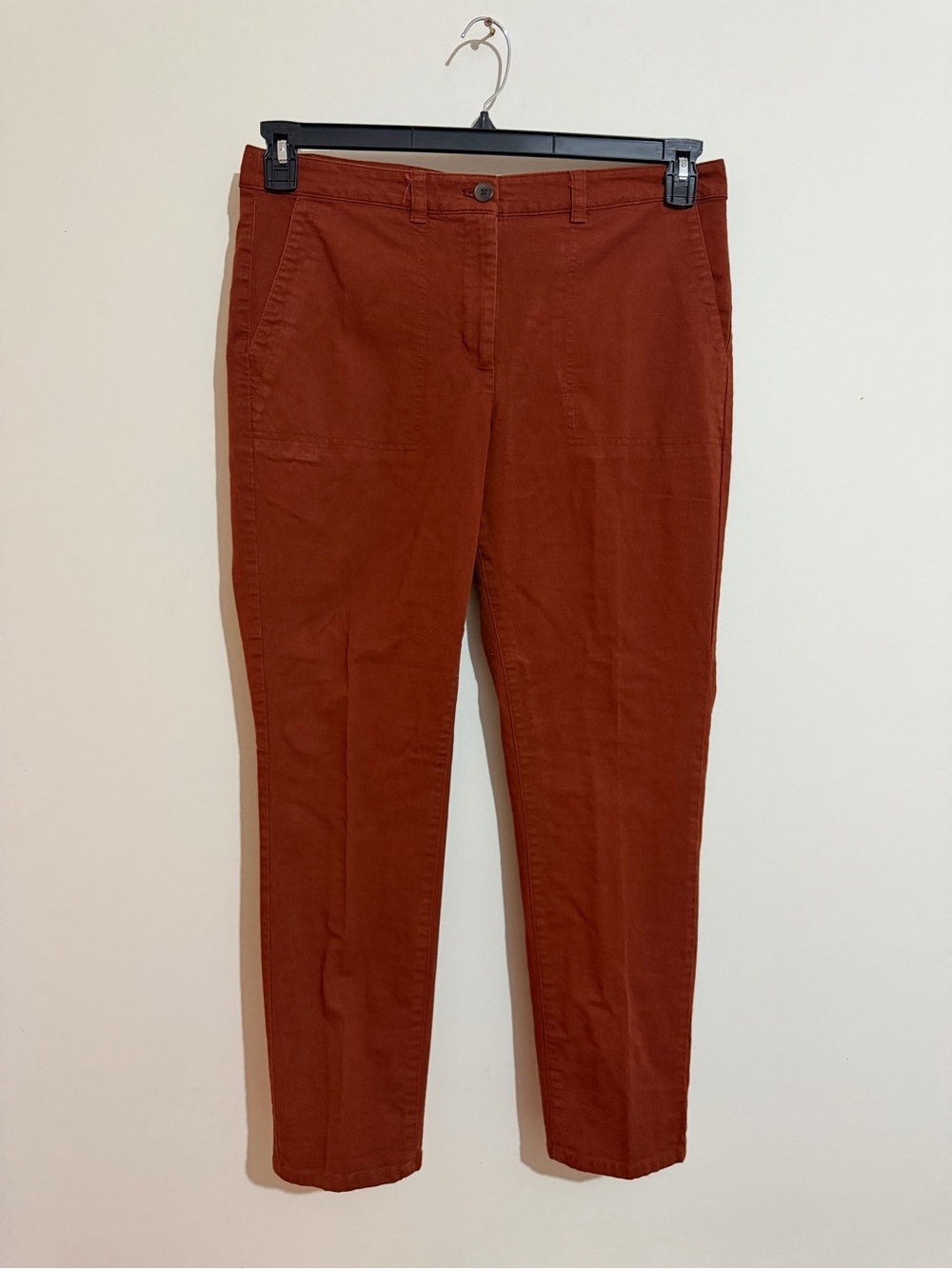 Talbots Straight-Leg Pants in Rust